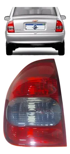 Lanterna Traseira Esquerdo Corsa Classic 2003 A 2010 Fume - Esquerdo/motorista - Bicolor