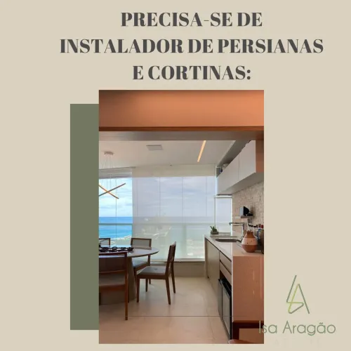 Instalador de Cortinas e Persianas 