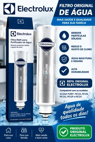Refil Purificador Electrolux Acqua Pure PE12 PC02 Original Novo