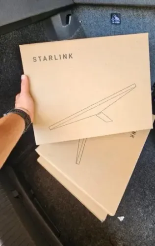 ? ? KIT COMPLETO - STARLINK MINI + CABO 12v + SUPORTE ? (lacrado + NF)