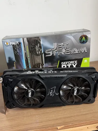 RTX 3070 8GB PALIT JETSTREAM COMPLETA NA CAIXA - MUITO NOVA - RODA TUDO NO ULTRA