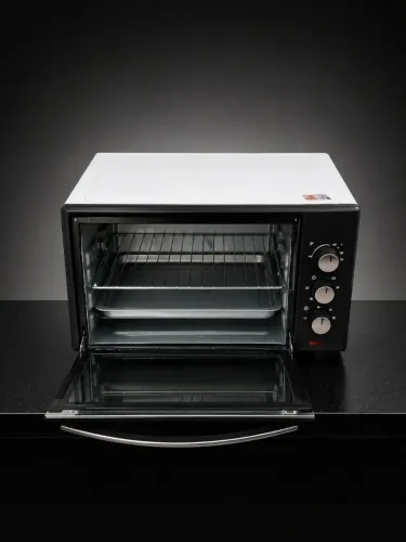 FORNO ELÉTRICO 60 LITROS COM GRADE,  BANDEJA ASSADEIRA E SUPORTR PARA ASSAR FRANGO IBEST