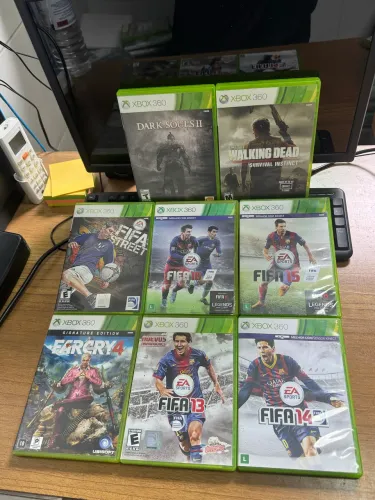 LOTE DE JOGOS DE XBOX 360 ORIGINAIS(ENVIO OLX PAY)