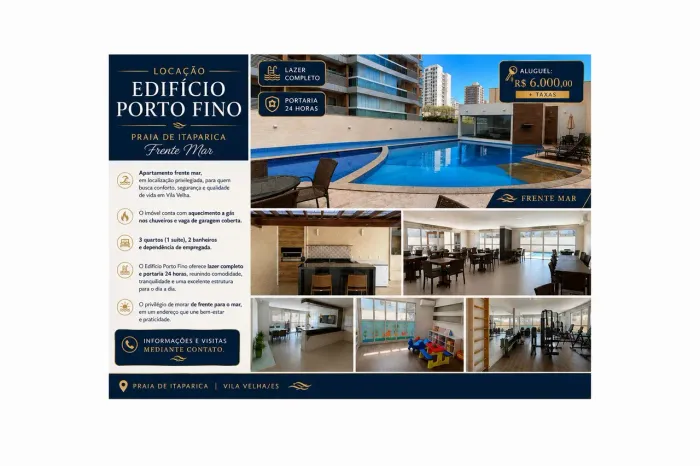 ALUGO APTO 3 QUARTOS NA PRAIA DE ITAPARICA