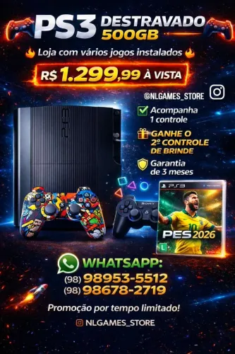 Ps3 ultra slim 500GB 