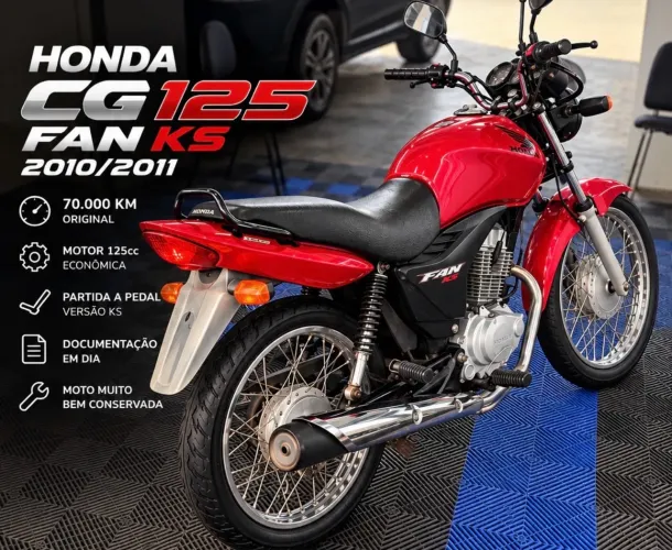 CG 125 FAN KS 2010/11 BAIXO KM