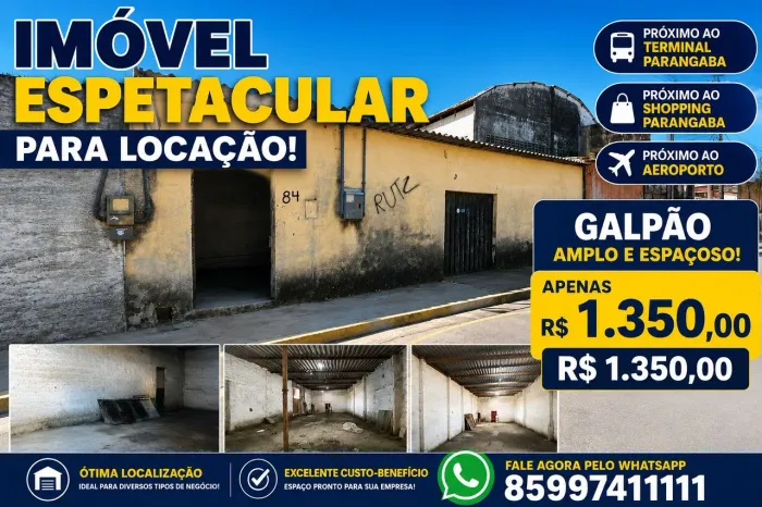 Galpão para locação Parangaba