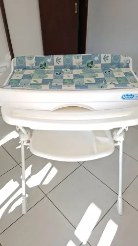 Banheira com trocador
