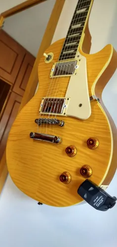 EPIPHONE LESPAULL 2007 GOLD FLAME IMPECAVEL