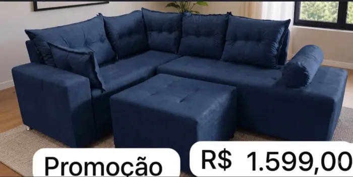 Sofá Aurora Promoção Cores Variadas