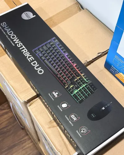 Kit Teclado e Mouse Gamer ABNT2 Mouse 3600 Dpi Dazz