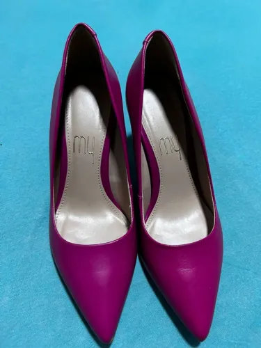 Sapato scarpin salto alto rosa n° 37