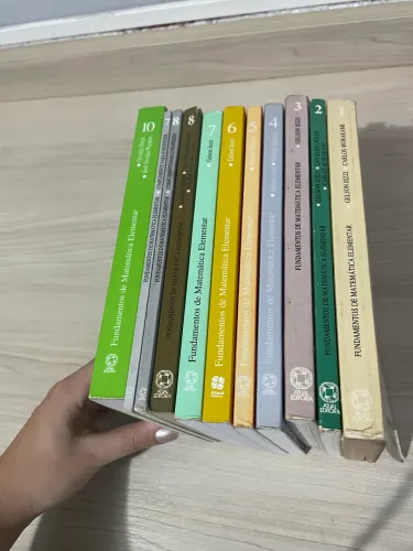 Livros Fundamentos da Matemática Elementar Gelson Iezzi 