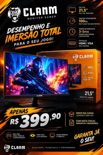 Monitor Gamer 21.5