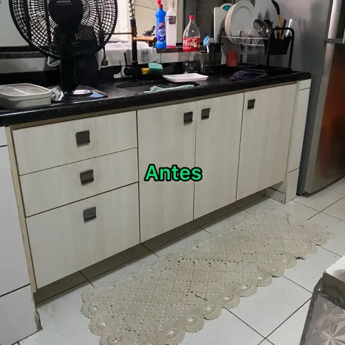 Envelopamento de móveis de mdf