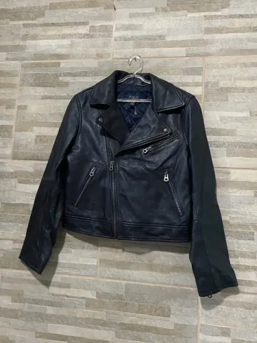 Jaqueta de couro marca Polo Ralph Lauren infantil