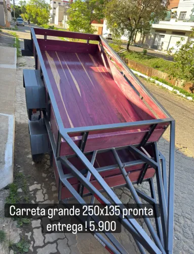Carretinha na promoção ? 200x120 por 5.200 e 250x135 por 5.900