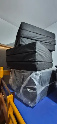 Vendo 3 colchao dobravel novo nunca usado + travesseiro de brinde