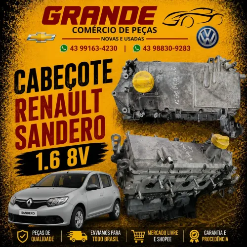 Cabeçote 1.6 8v Sandero Logan. 2015