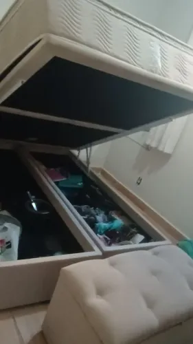 Vendo cama box casal