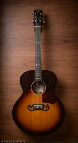 ?Kit imperdível: Violão Sigma GJM-SGE Grand Jumbo + Caixa Ativa Oneal OPB420?