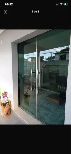 Portas de vidro blindex
