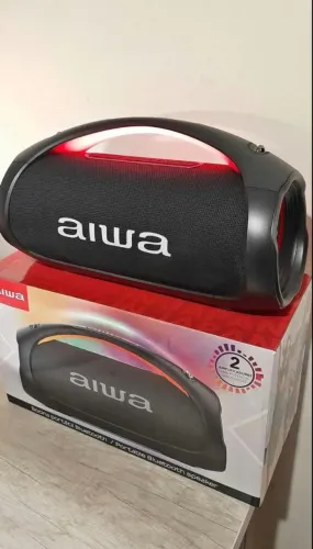 ? Boombox Aiwa Bluetooth - potente e completa!