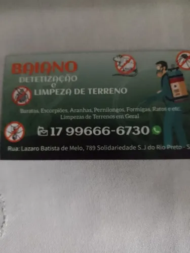 Faço dedetização