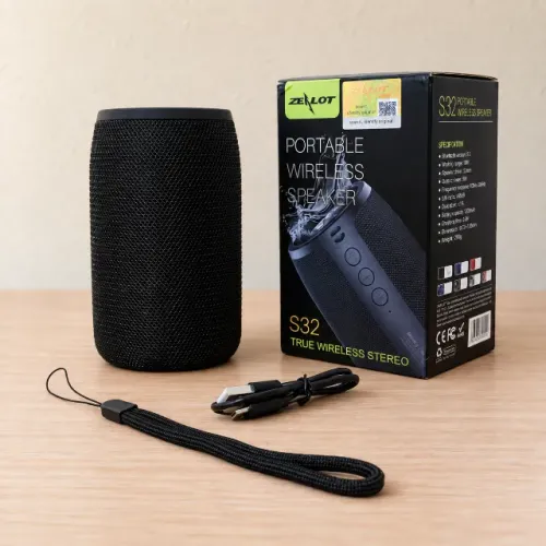 Caixa de som Zealot S32 Bluetooth 10W Sem Fio Resistente à Água (IPX6)