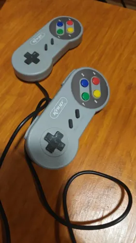 Par de Controles USB Knup Estilo Super Nintendo - PC, Raspberry