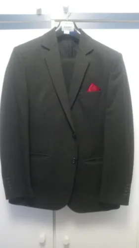 Terno Masculino Preto GARBO Gales NOVO