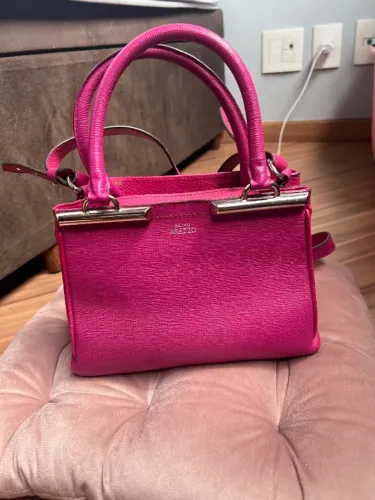 Bolsa Mini Tote Arezzo Rosa Pink