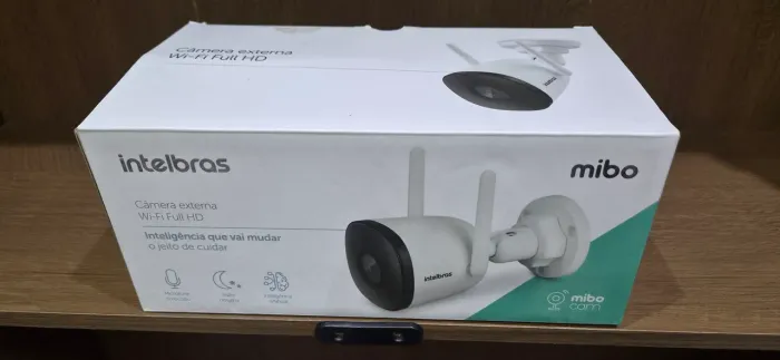 Câmera Externa Wi-Fi Intelbras Mibo iM5 SC Full HD (Nova / Nunca Usada)