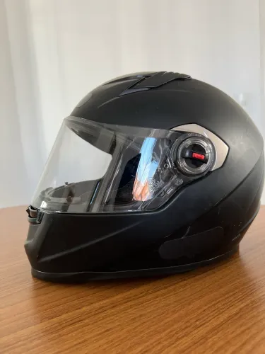 Capacete LS2 FF358 Preto - Viseira Transparente - Integral