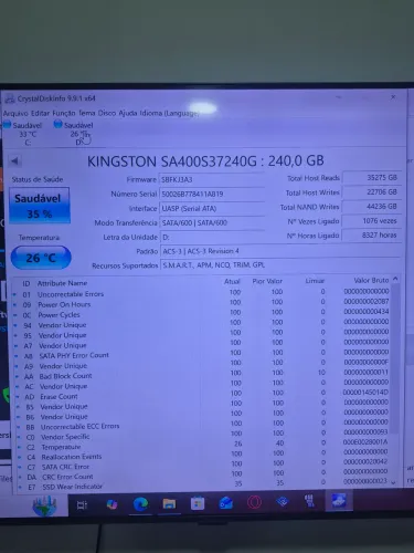 HD SSD KINGSTON 240GB