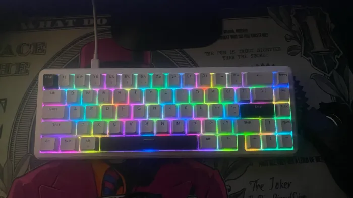 Teclado Attack Shark X65 HE Branco