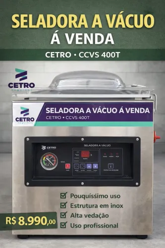 Seladora a vácuo CCVS 400 T - Cetro