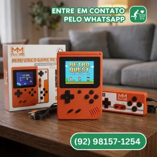Mini Game Portatil com 400 Jogos