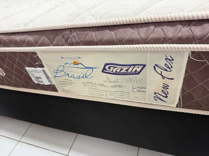 VENDO CAMA BOX CASAL (base e colchão) 