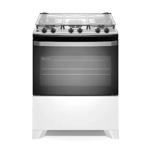 Fogão 5 Bocas Electrolux FE5IW Efficient PerfectCook VaporBake Bivolt Branco