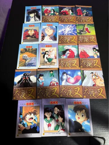 19 Cartas InuYasha Carddass Masters Bandai 2001 Original Japão