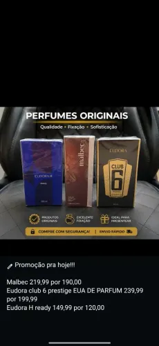 Perfumes da Boticário