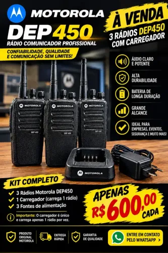 Rádios Motorola DEP450
