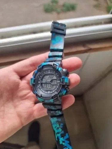 ESTILO TÁTICO RELÓGIO MILITAR CAMUFLADO (PRONTA ENTREGA)