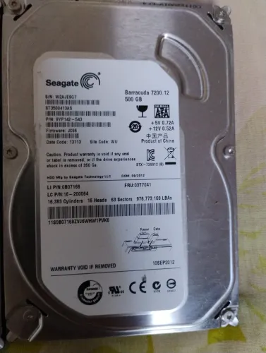 HD Seagate 500gb 7200.12
