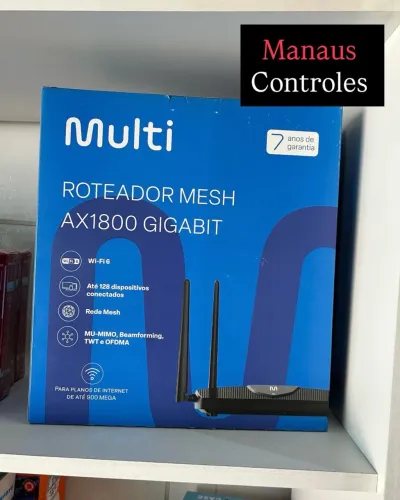 Roteador Mesh AX1800 DualBand 5G 4 Portas RJ45 de saída 900 Mbps