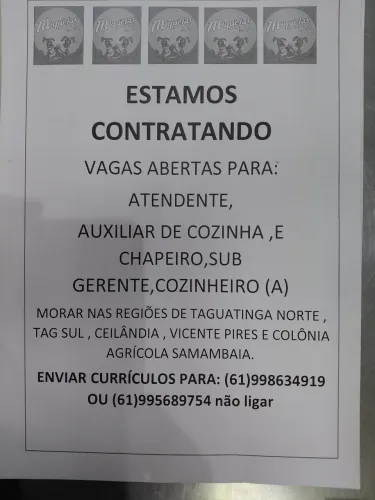 Miqueias fast food contrata 