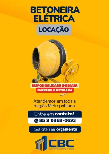 Alugo Betoneira 400L