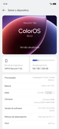 Oppo Reno 14 F 5G