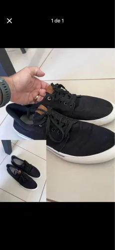 Tênis Casual preto, tamanho 43